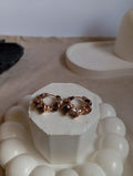 Twisted Petal Hoop Earrings